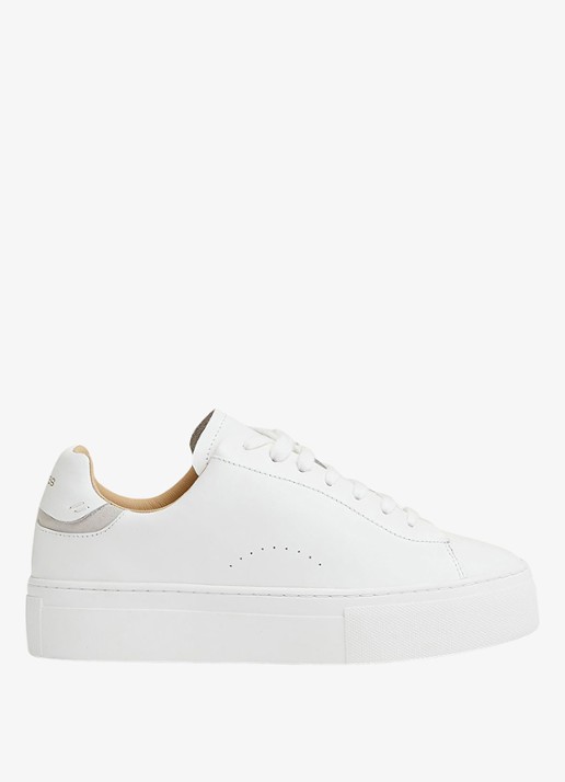 Reiss Francesca sneaker met suède detail