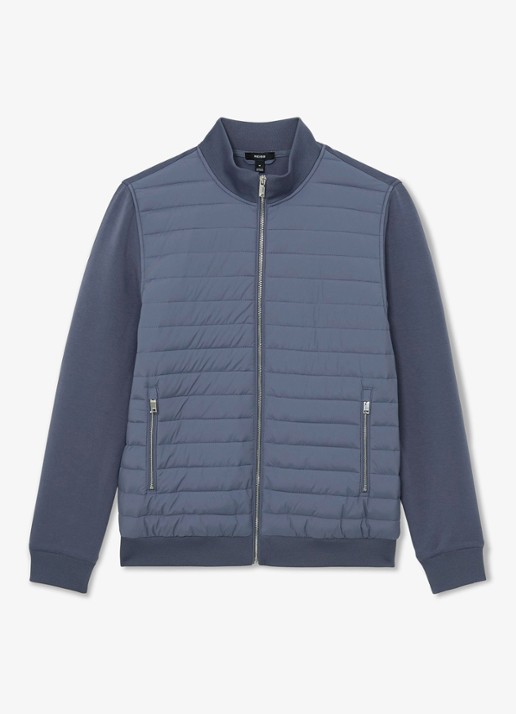 Reiss Freddie jack met steekzakken - voorkant airforce blue / blauw