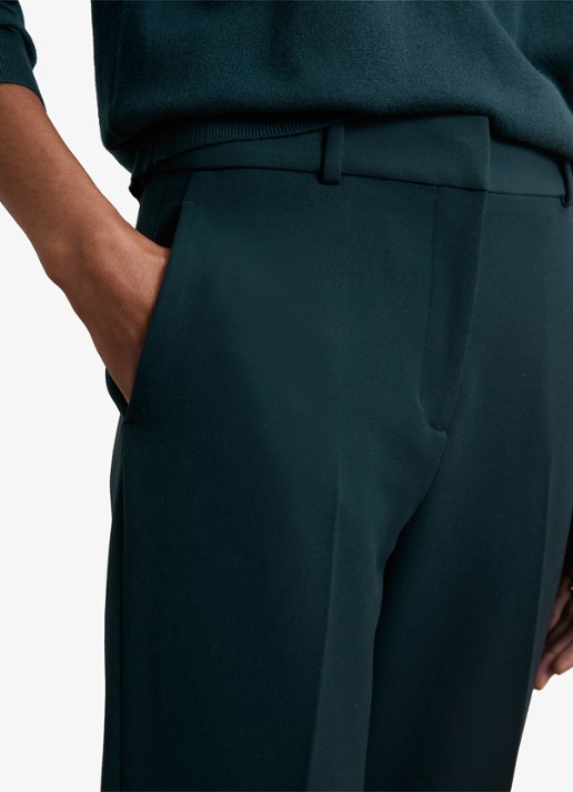 Reiss Gabi high waist slim fit chino - detail 5 groen