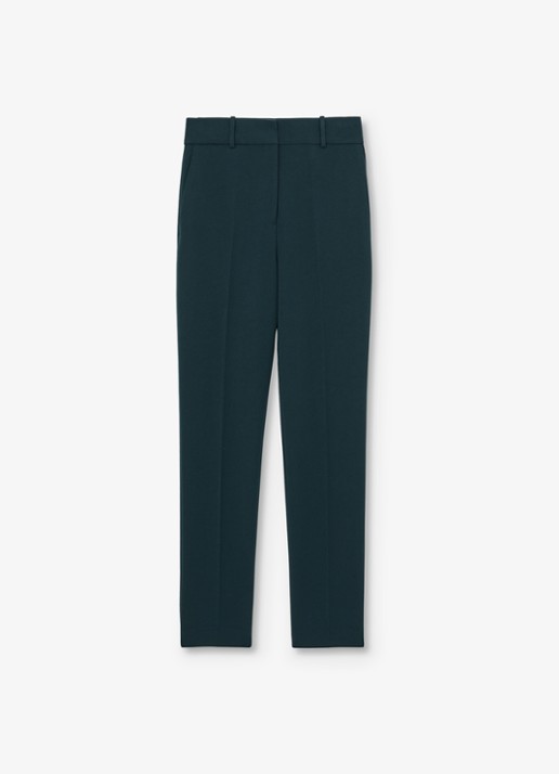 Reiss Gabi high waist slim fit chino - voorkant 2 groen