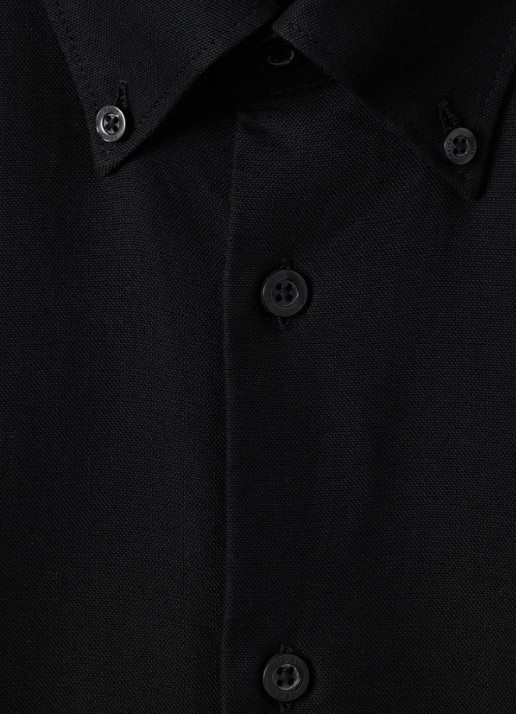 Reiss Greenwich slim fit overhemd met borstzak - detail 2 black / zwart