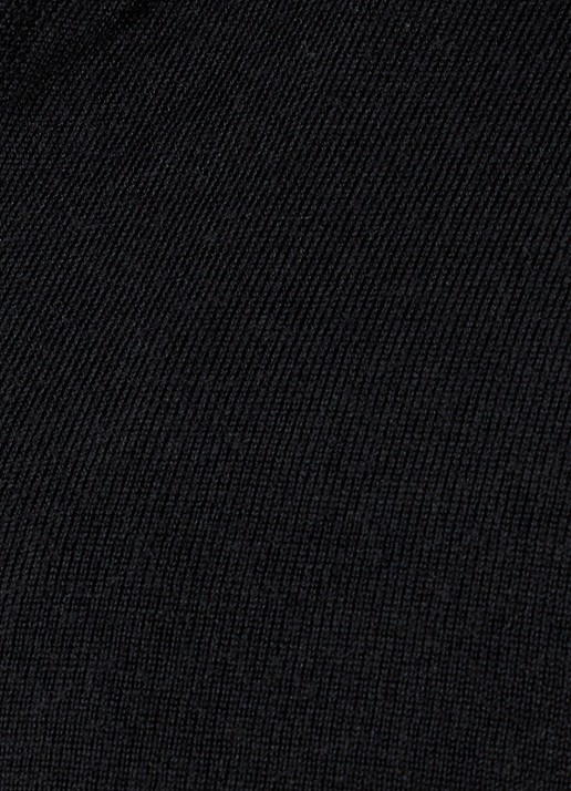 Reiss Hampshire fijngebreid vest van wol met steekzakken  - detail 3 zwart