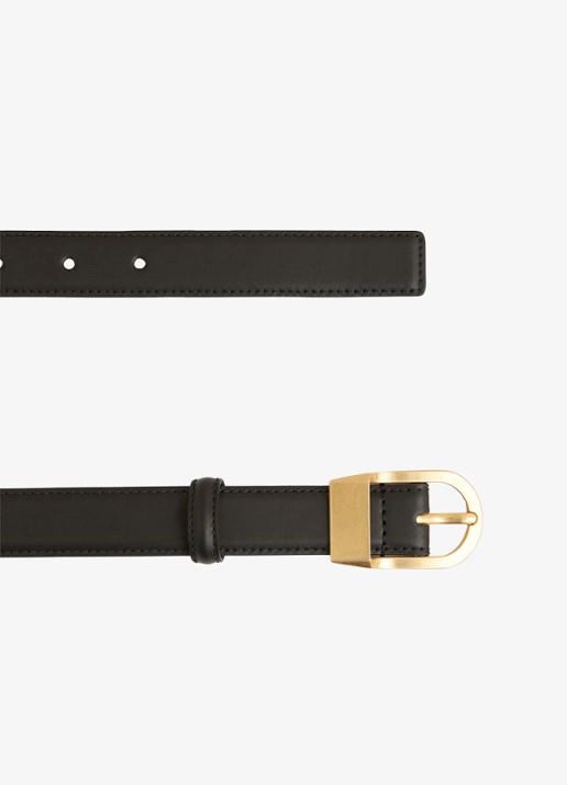 Reiss Hazel riem van leer