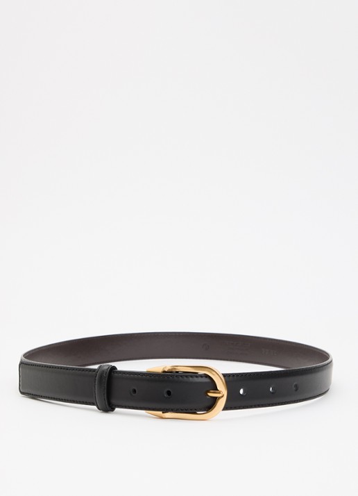 Reiss Hazel riem van leer