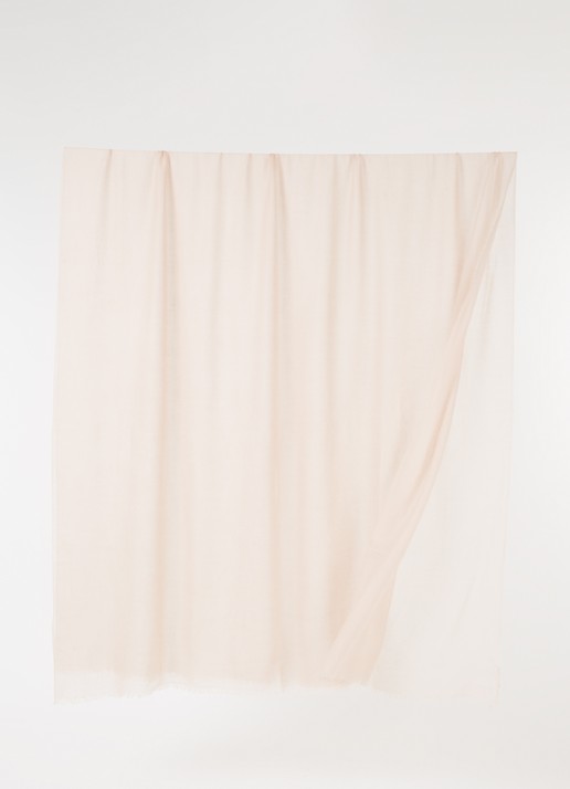 Reiss Heidi sjaal in kasjmierblend 210 x 105 cm - voorkant 2 lichtroze