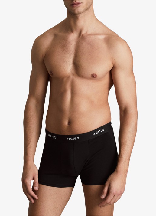 Reiss Heller boxershort met logoband in 3 pack - detail 5 zwart