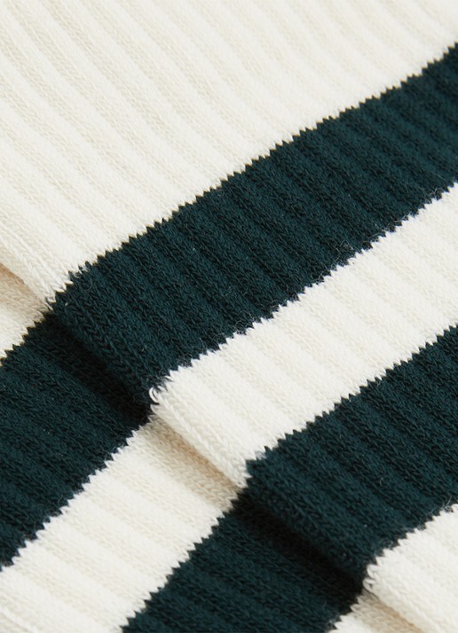 Reiss Henman sokken met ribstructuur - detail 3 creme