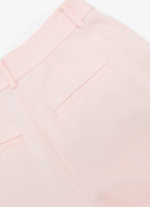 Reiss High waist wide fit pantalon met steekzakken - detail 7 lichtroze