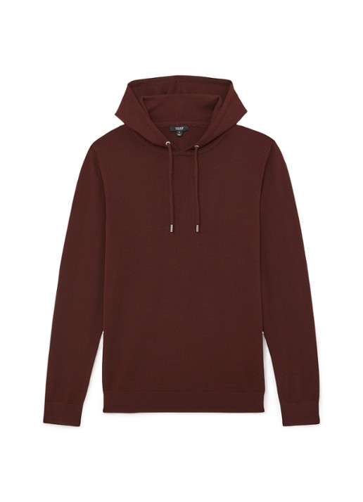 Reiss Holland hoodie van merino wol