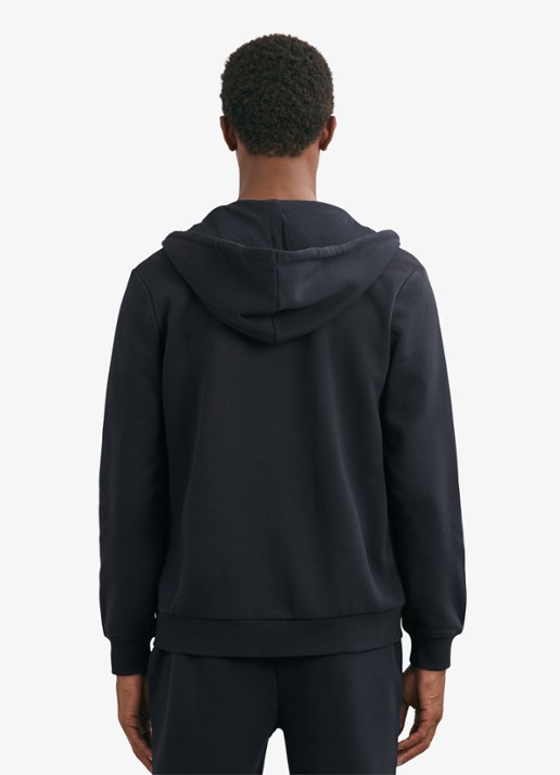Reiss Howel sweatvest met capuchon  - achterkant 6 navy / blauw
