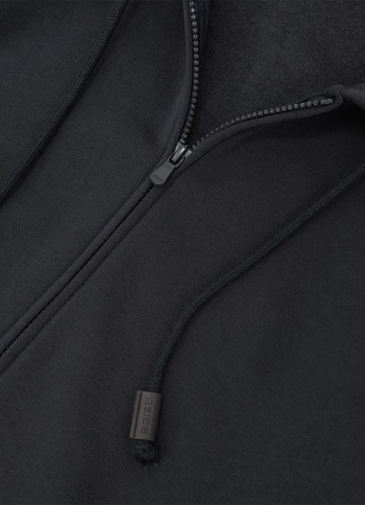 Reiss Howel sweatvest met capuchon  - detail 5 navy / blauw
