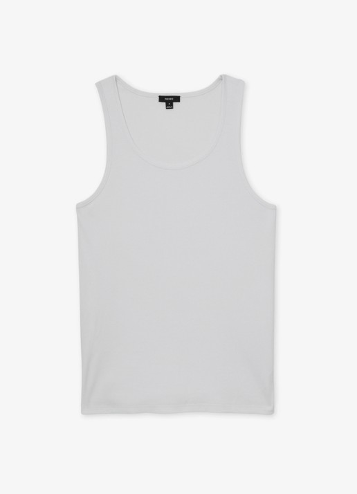 Reiss Jaden singlet met ronde hals  - voorkant 2 white / wit
