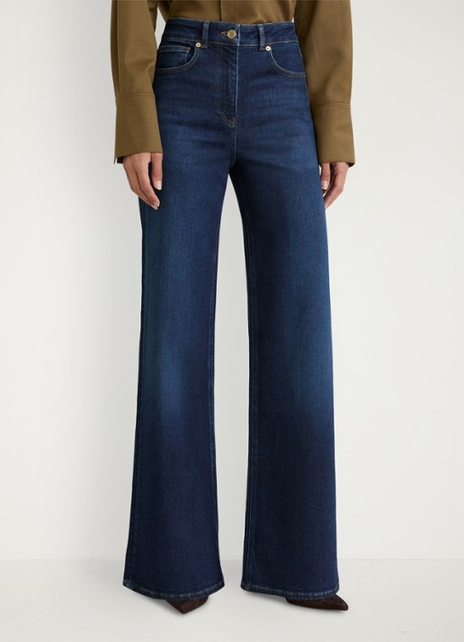 Reiss Jas high waist flared jeans met steekzakken
