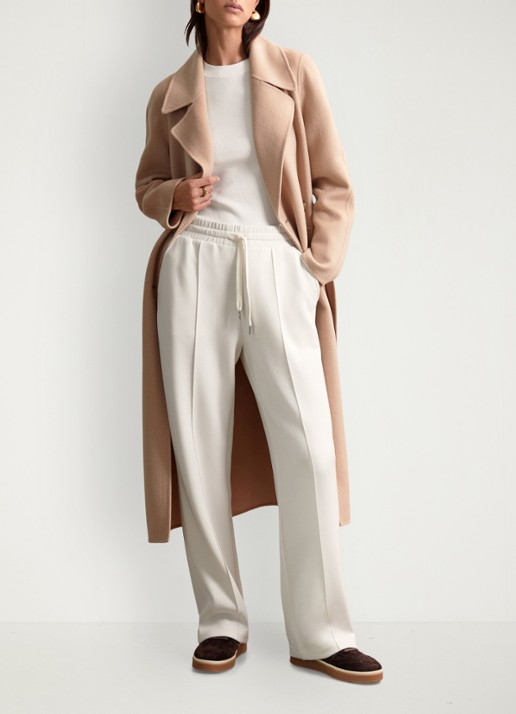 Reiss Jemma high waist straight fit joggingbroek met steekzakken