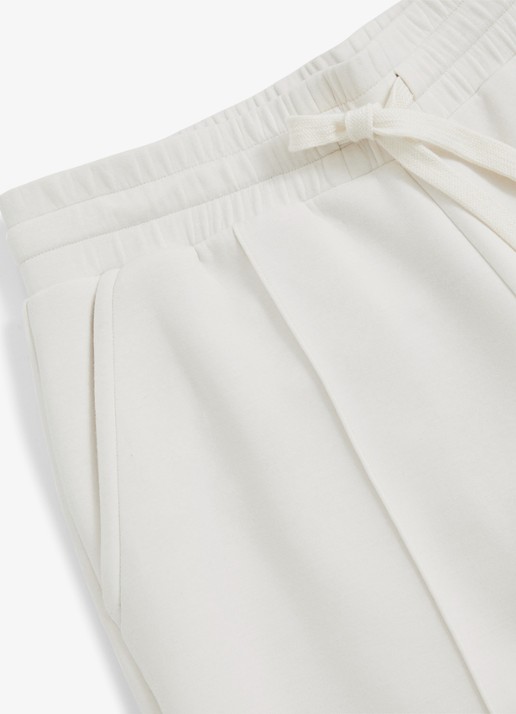 Reiss Jemma high waist straight fit joggingbroek met steekzakken - detail 6 wit