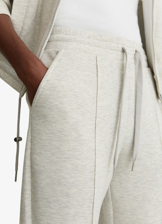 Reiss Jemma high waist wide fit joggingbroek met steekzakken - detail 5 grijs