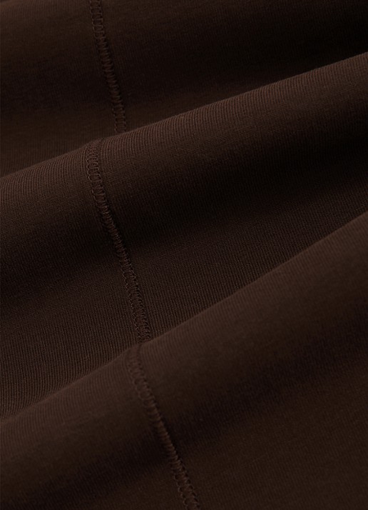 Reiss Jolie T-shirt met stretch - detail 4 donkerbruin