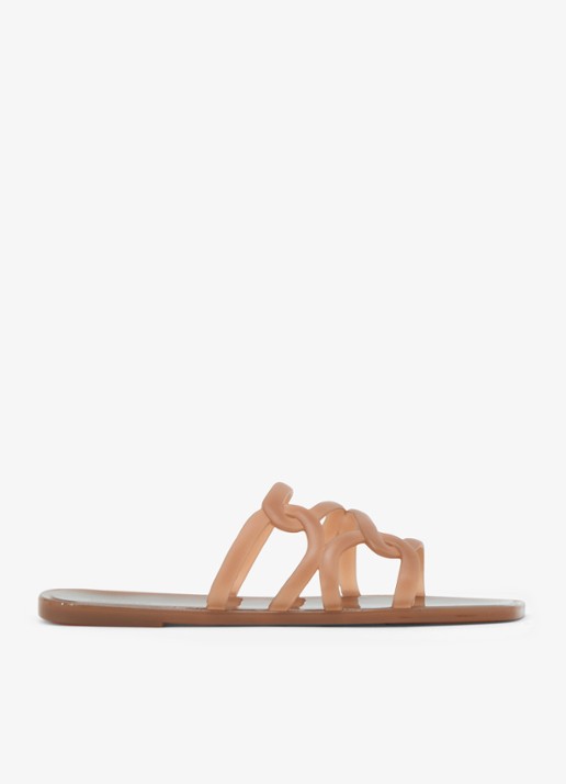 Reiss Juliette slipper - voorkant 4 beige