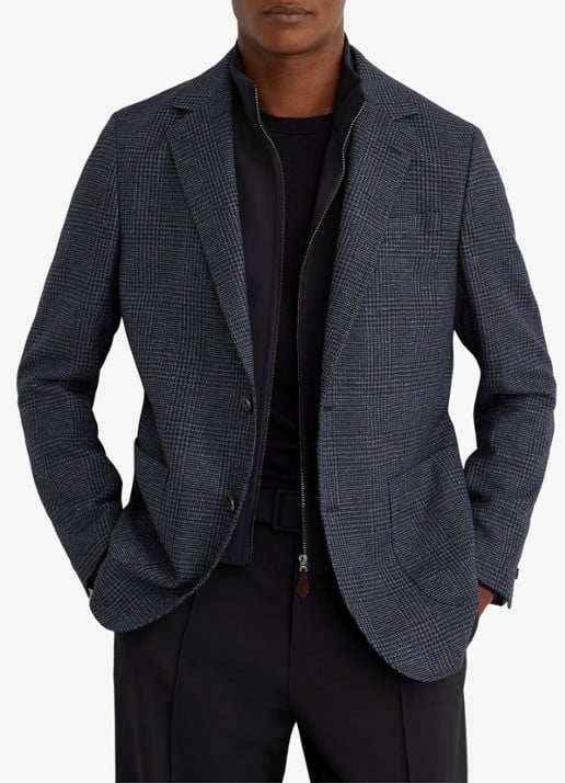 Reiss Kyle regular fit colbert met ruit dessin