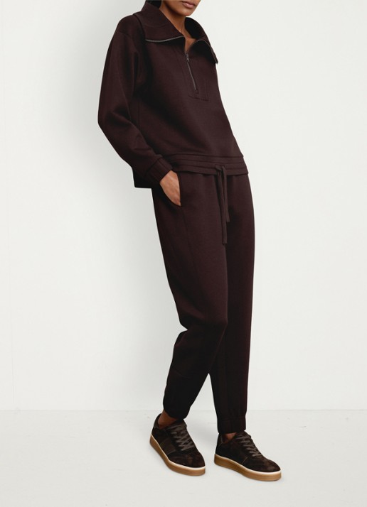 Reiss Laney mid waist tapered fit loungebroek met steekzakken
