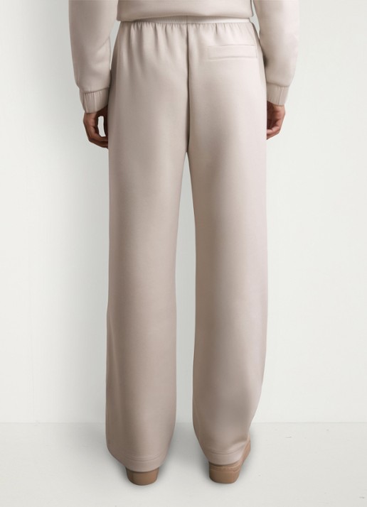 Reiss Laney wide fit joggingsbroek met steekzakken - achterkant beige