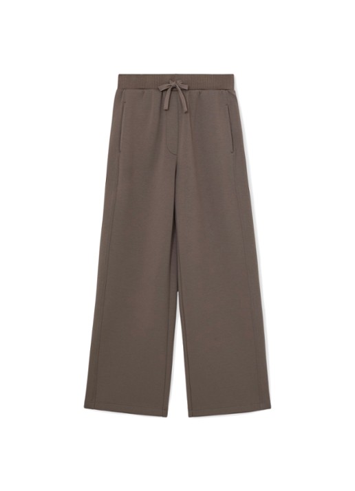 Reiss Laney wide fit joggingsbroek met steekzakken - voorkant 2 bruin