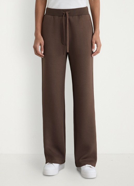 Reiss Laney wide fit joggingsbroek met steekzakken - detail 2 donkerbruin