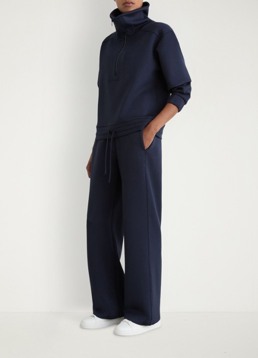 Reiss Laney wide fit joggingsbroek met steekzakken - detail 4 donkerblauw