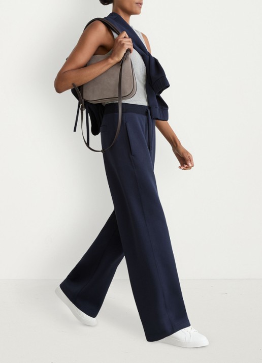 Reiss Laney wide fit joggingsbroek met steekzakken - detail 5 donkerblauw