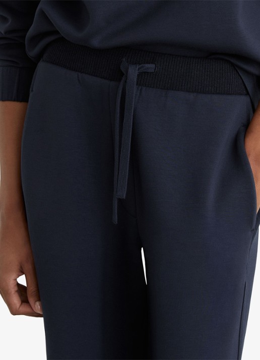 Reiss Laney wide fit joggingsbroek met steekzakken - detail 6 donkerblauw