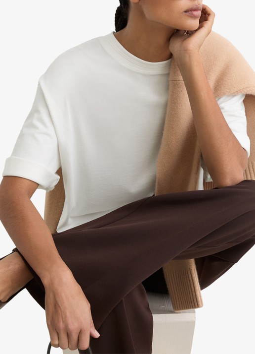 Reiss Lara oversized T-shirt  - detail 3 wit