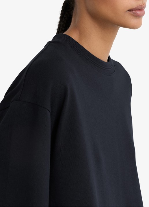 Reiss Lara oversized T-shirt  - detail 5 donkerblauw
