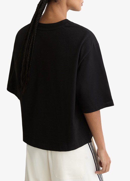 Reiss Lara oversized T-shirt  - achterkant 7 black / zwart