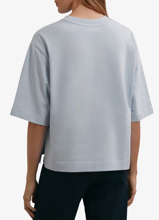 Reiss Lara oversized T-shirt  - achterkant 3 lichtblauw