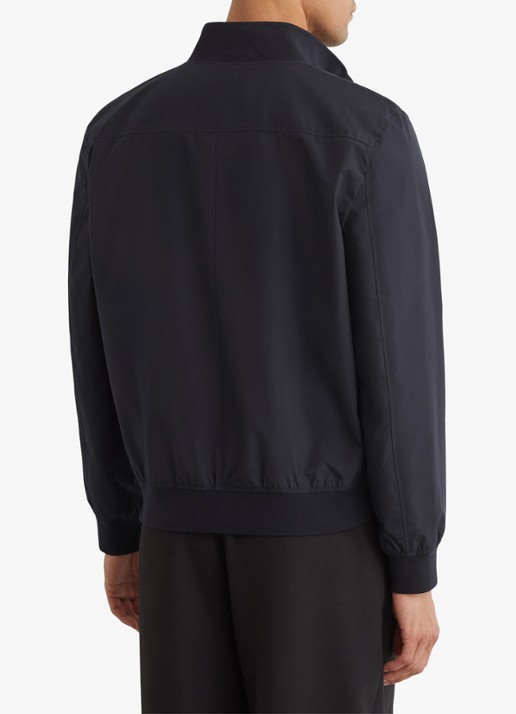 Reiss Latent bomberjack met steekzakken - achterkant navy / blauw