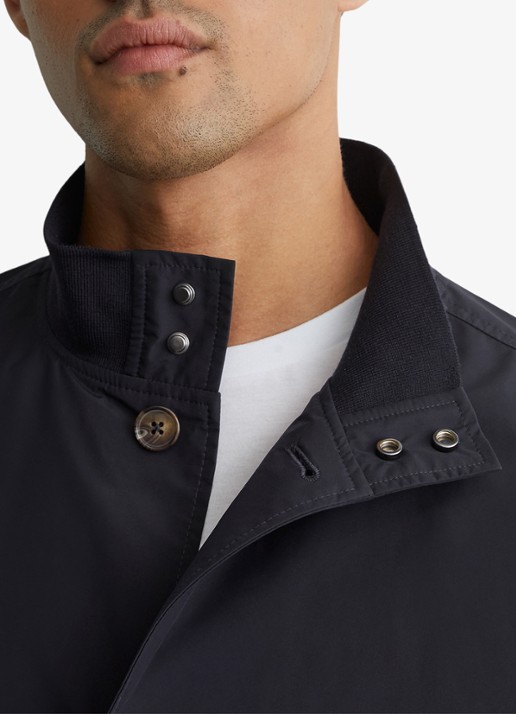 Reiss Latent bomberjack met steekzakken - detail 3 navy / blauw