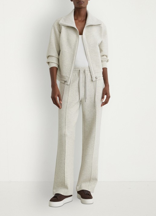 Reiss Laurrie sweatvest met steekzakken - voorkant 6 grijs