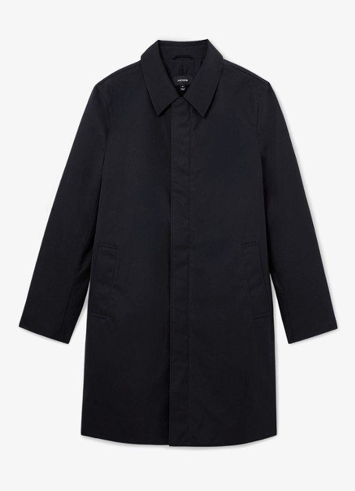 Reiss Lawlen gewatteerde parka met steekzakken - voorkant 2 navy / blauw