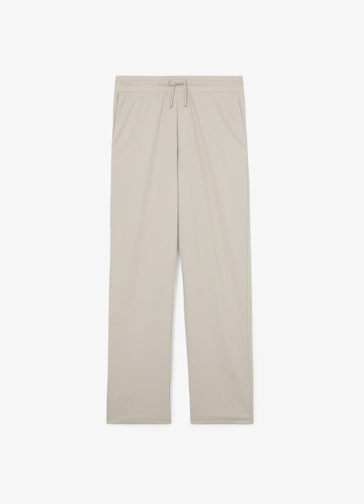 Reiss Lennox straight fit pantalon met steekzakken - voorkant 5 beige