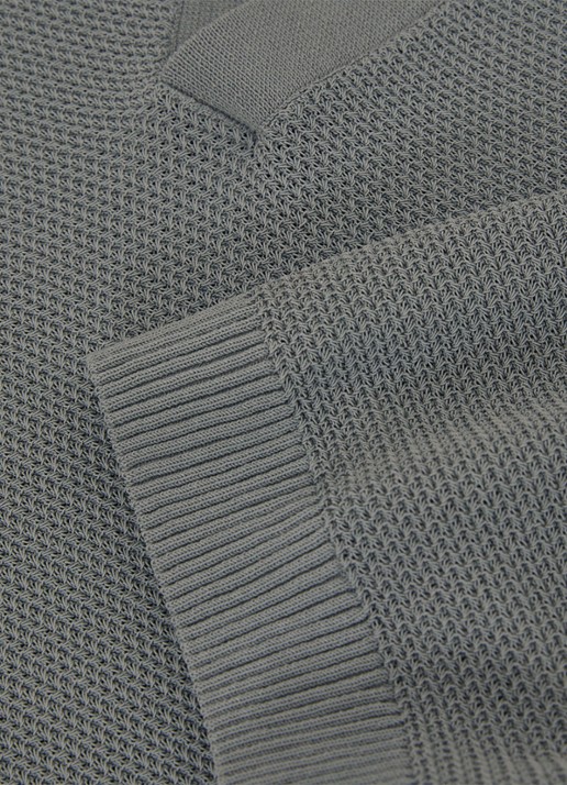 Reiss Leon regular fit polo  - detail 4 grijs