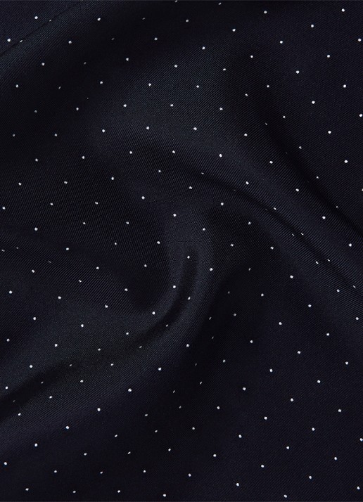 Reiss Liam pochet van zijde met stippenprint - detail 5 navy / blauw