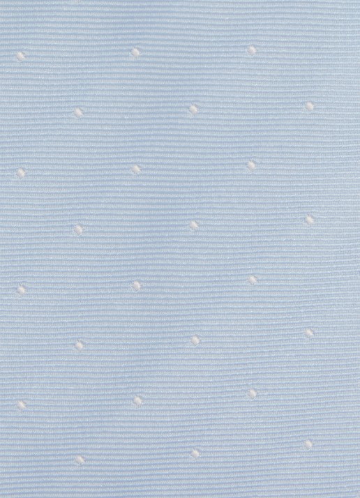 Reiss Liam stropdas in zijdeblend met stippenprint  - detail 4 lichtblauw