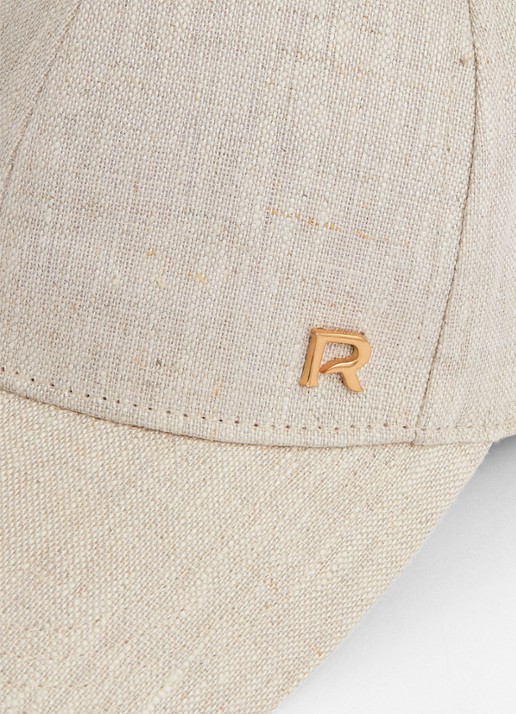 Reiss Lilly pet van linnen - detail 4 gebroken wit