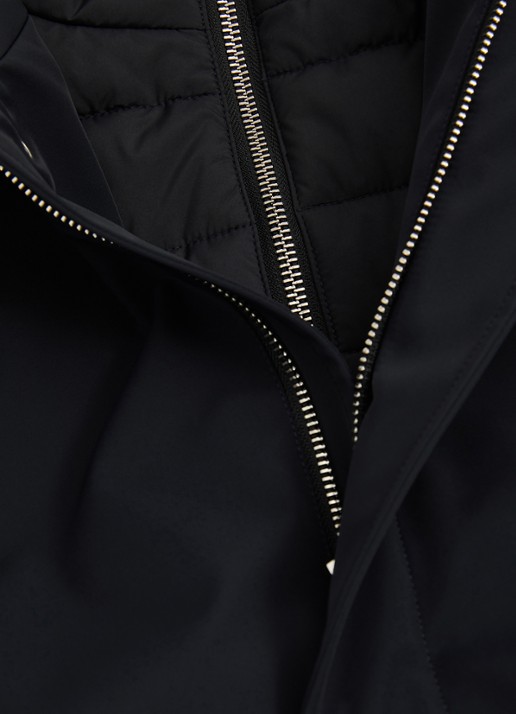 Reiss Logan jack met uitneembare voering - detail 5 donkerblauw