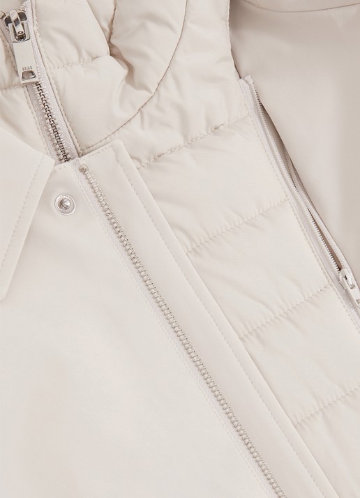 Reiss Logan jas met uitneembare binnenjas - detail 3 wit