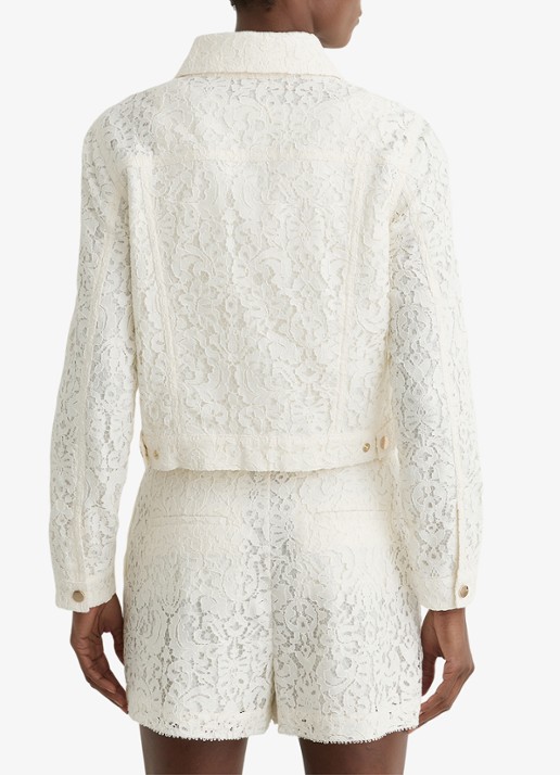 Reiss Lori jack met kant - achterkant 2 wit