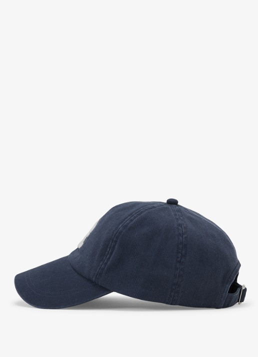 Reiss Luzon pet met logoborduring - voorkant 2 navy / blauw