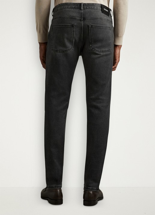 Reiss Maddison slim fit jeans  - achterkant 5 zwart