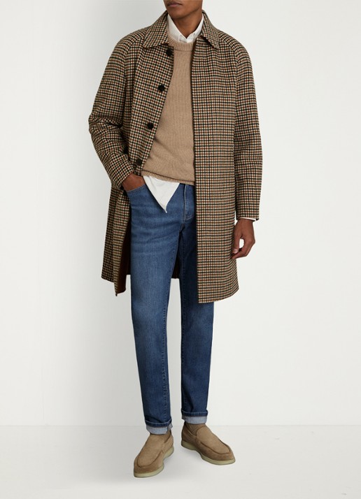 Reiss Maddison tapered fit jeans - voorkant 3 indigo