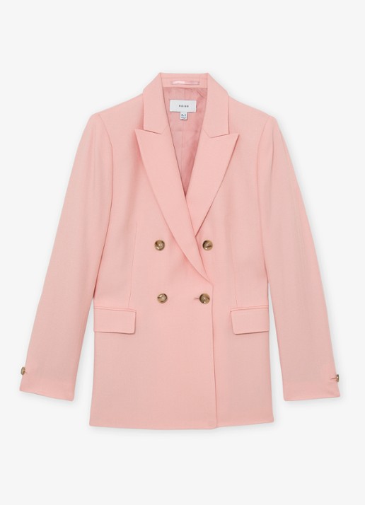 Reiss Magda double-breasted blazer met klepzakken